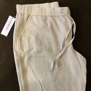 Ladies Drawstring Wide Leg Pants